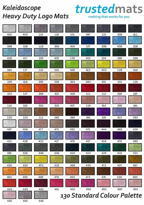 Kaleidoscope Heavy Duty Logo Mat Standard Colours