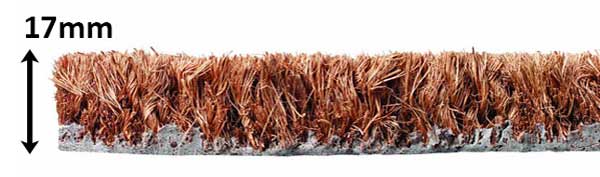 17mm depth premium coir matting cropped