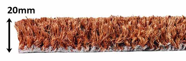 20mm depth premium coir matting cropped