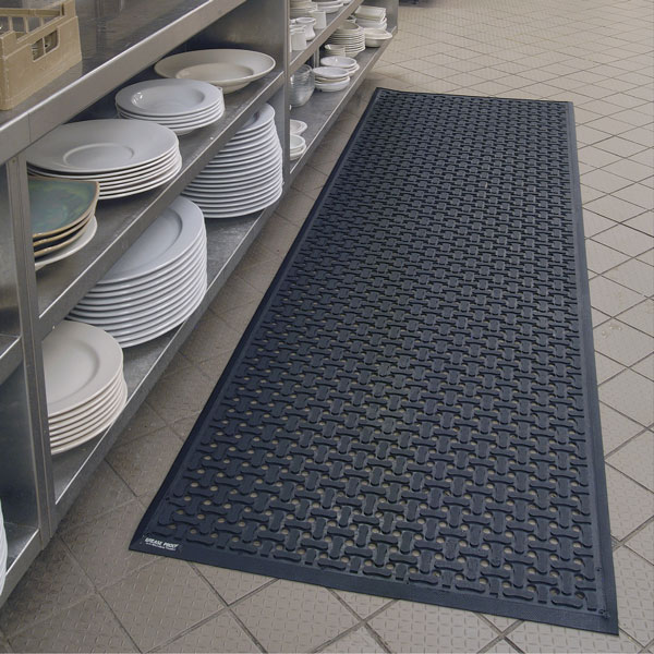 Rubber mat in a kitchen
