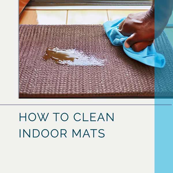 How to clean indoor door mats