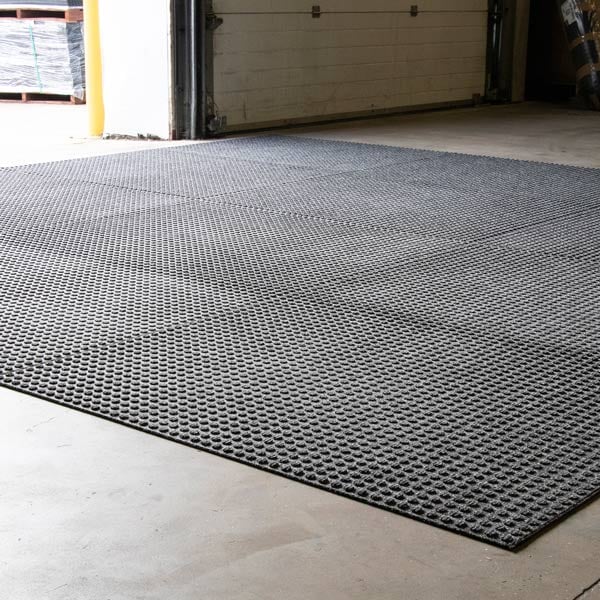 Modular Forklift Mat Warehouse Entrance