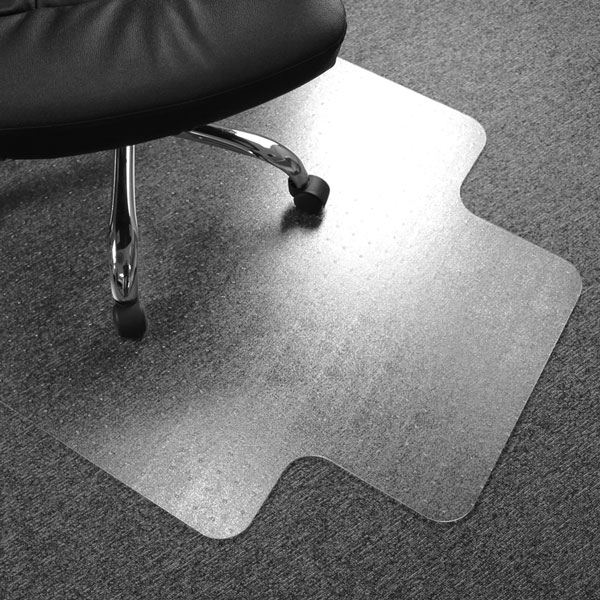 PVC Carpet Chair Mat with Lip