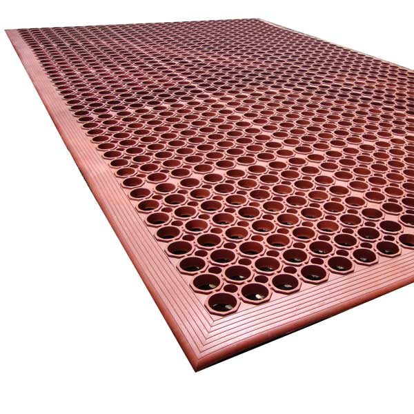 Red Commercial Kitchen Mat