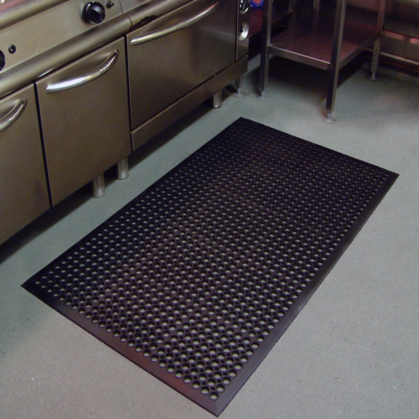 Rubber Mat in 
Commercial Kitchen