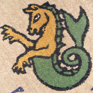 Coco Coir Logo Mat Detail