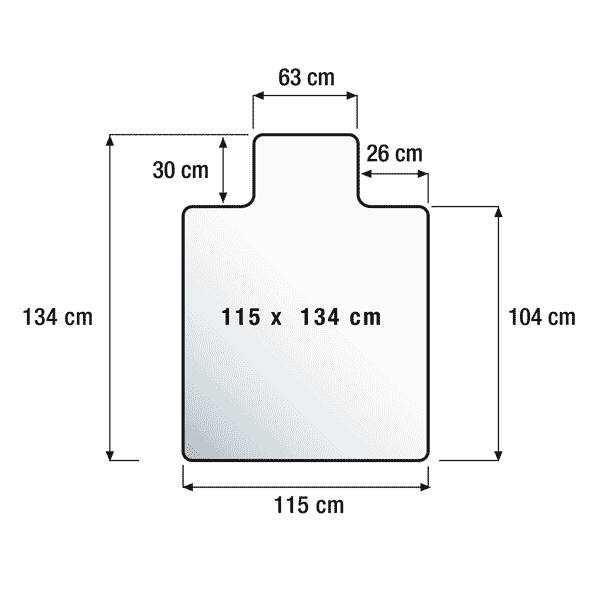 115 x 134 with Lip Diagram