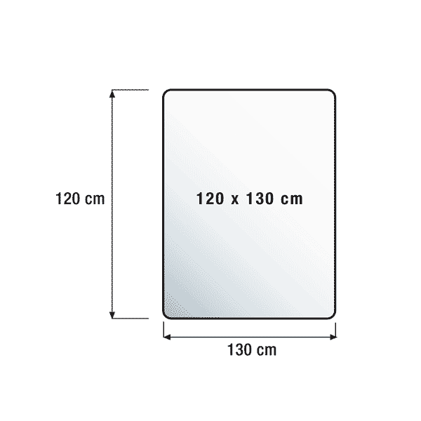 120 x 130 Rectangular Diagram