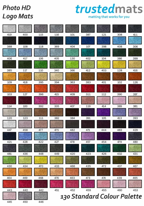 Photo HD Logo Mat Standard Colours