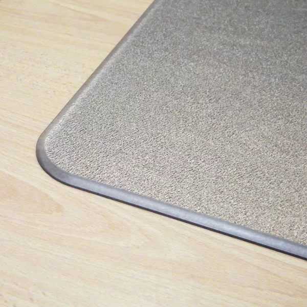 Ultra Thick Polycarbonate Rectangular Chair Mat Close Up