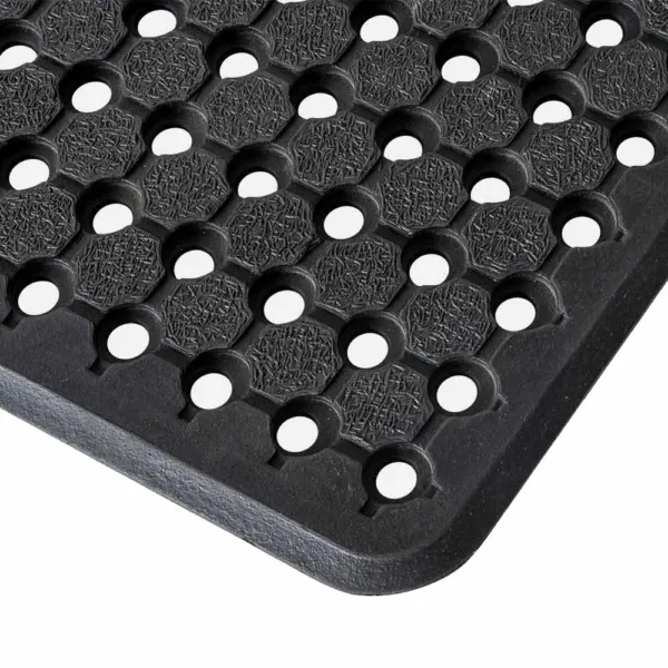 Drainable Rubber Roll Matting Close Up