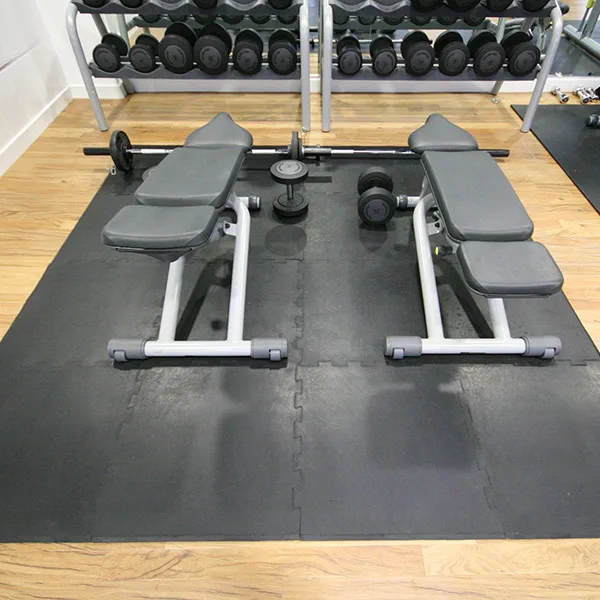 Gym-Tile Interlocking Rubber Sports Tile Exercise Benches