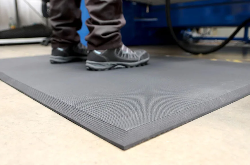 Anti-Fatigue Mat used by worker