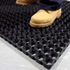 Play Area Honeycomb Safety Matting Close Up Feet