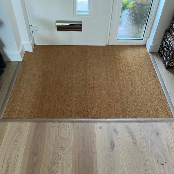 Coir Matting Front Door Mat Recess with Threshold